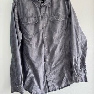 prAna Hollis Slim Shirt - Men's-Indigo XL